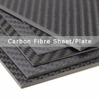 100% 3K Carbon Fiber Plain Weave Glossy Matte Carbon Fiber Plate High Strength OEM
