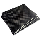 High Strength Type Customized Heat Resistant Carbon Fiber Sheet 500X500X1mm For Wall Panel