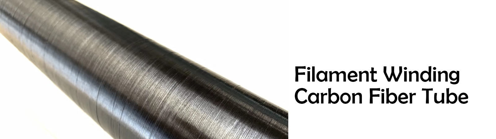 Metropolitana arrotolata della fibra del carbonio del filamento