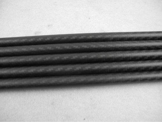 Plain light carbon fiber tube , Moulded 3 k carbon fiber Rod circular