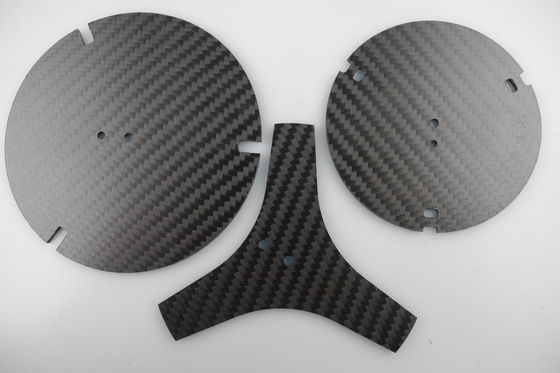 Customized Carbon Fiber CNC Service , Carbon Fiber Plate For Blind Groove Machining