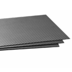 100% 3K Tow Plain Weave Carbon Fiber Plate 100mm X 250mm X 1mm Thick
