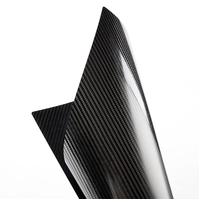 Mirror-Like Finish Two Sided Carbon Fiber Gloss Twill Sheet - 12" X 24" X 1/16"