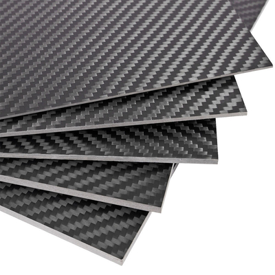 Smooth 3K Fabric in a Twill Weave 1mm/2mm/3mm Carbon Fiber Sheet