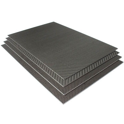 1-5MM Thickness 300X400MM 100% Carbon Fiber Sheet Laminate Matte Carbon Fiber Plate