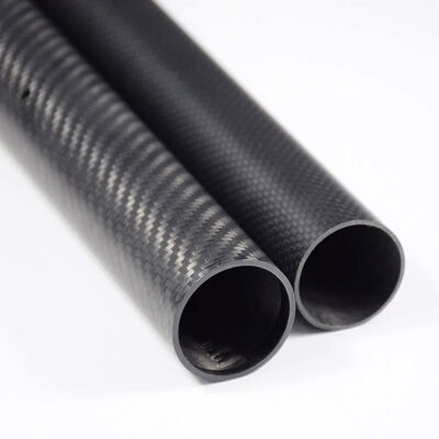 UV Resistant Lightweight 3K Plain Matte Carbon Fiber Tube for High Torque Applications