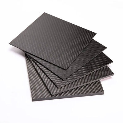 100% 3K High Strength 10mm Carbon Fiber Sheet ±0.1mm Tolerance