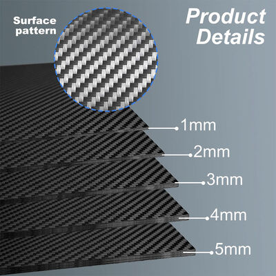 Durable & High Strength 3K Carbon Fiber Sheet, Custom Size Carbon Fiber Plate