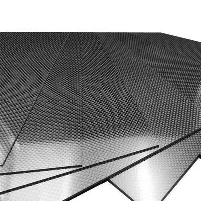125MM*75MM*1MM Lightweight Carbon Fiber Sheet - Exceptional Stiffness & Tensile Strength