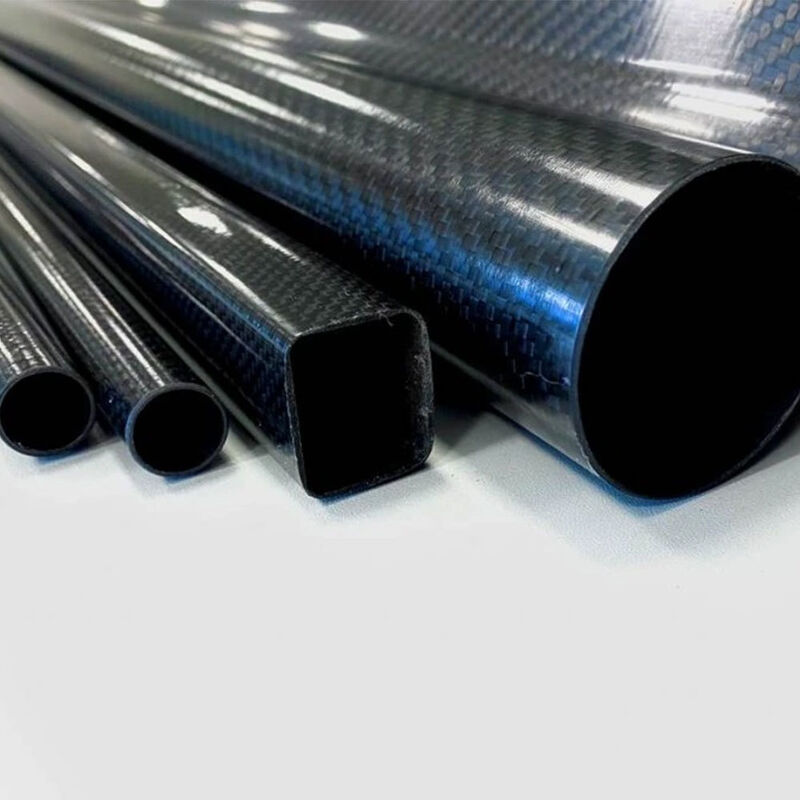 Custom 5mm OD X 3mm ID X 1000mm Length Roll Wrapped Carbon Fiber Tube 3K Glossy Pipe