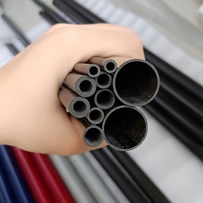 5000mm Length Carbon Fiber Tube 3K Rolled Wrapping For Construction