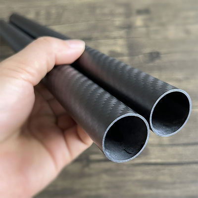 Tubo in fibra di carbonio 3K di tutte le dimensioni resistente all'usura