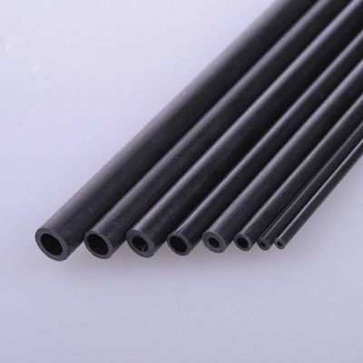 Tubo in fibra di carbonio pultruso resistente alla corrosione, diametro esterno 10mm * diametro interno 8mm * lunghezza 1000mm