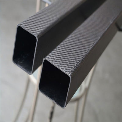 Alta resistenza 3K tubo quadrato in fibra di carbonio di qualità superiore finitura liscia